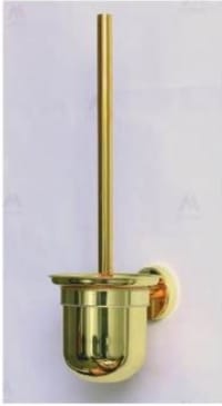 TOILET BRUSH +HOLDER GOLD FINSH
